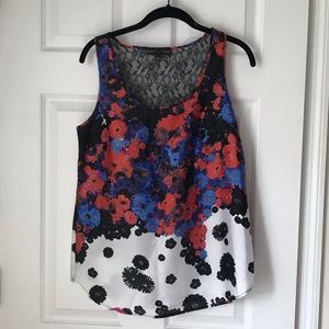 Floral print tank top never worn.